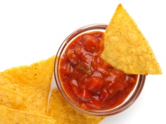 healthy salsa & chips for sale