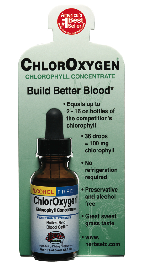 ChlorOxygen chlorophyll liquid drops