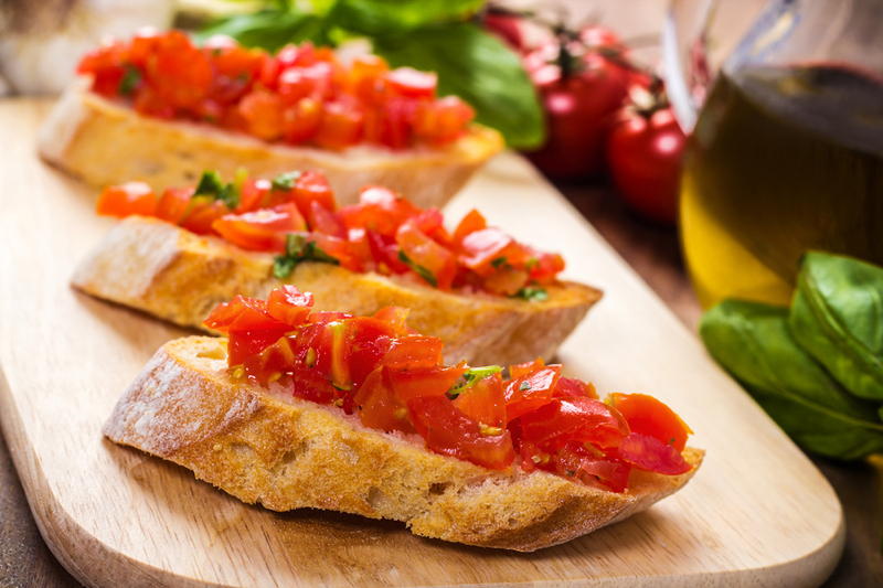 fresh bruschetta