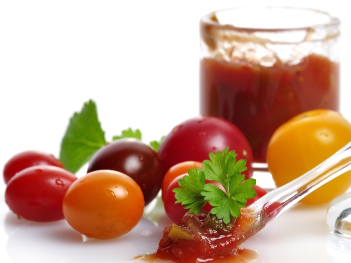 Salsa And Fresh Tomatoes Assortment