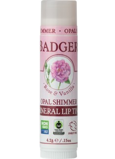 shimmering lip balm from Badger