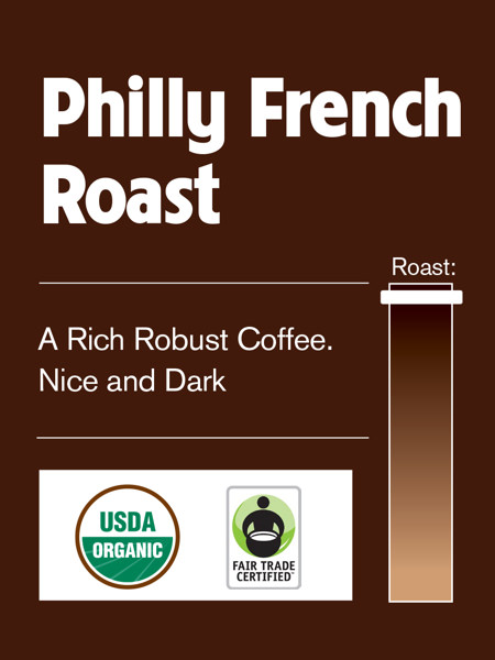 fair trade organic French Roast coffee