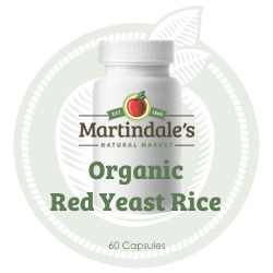 600 mg red yeast rice