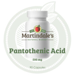 Pantothenic Acid 500 mg