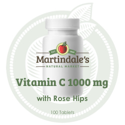 1000 mg Vitamin C with rose hips