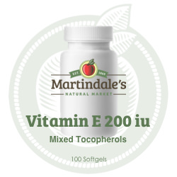 mixed tocopherols vitamin e