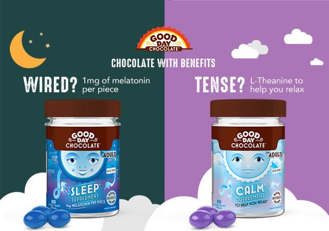melatonin and l-theanine chocolate vitamins