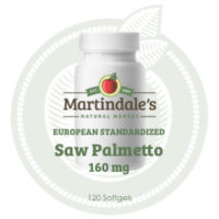 larger bottle 120 sg saw palmetto