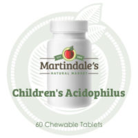 Children's probiotic acidophilus tablets