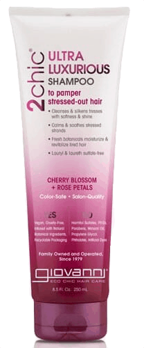 cherry blossoms and rose petals shampoo