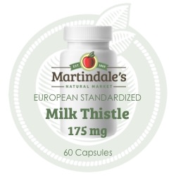 small bottle of milk thistle capsules