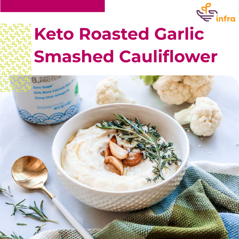 Roasted Garlic Cauliflower with Ripple Pea Protein