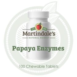 chewable papaya enzyme supplement