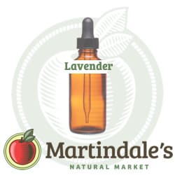 liquid lavender flower supplement in dropper bottle