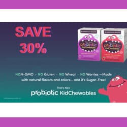 sugar free kid chewable probiotics