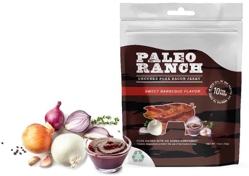 bag of paleo friendly pork jerky snacks