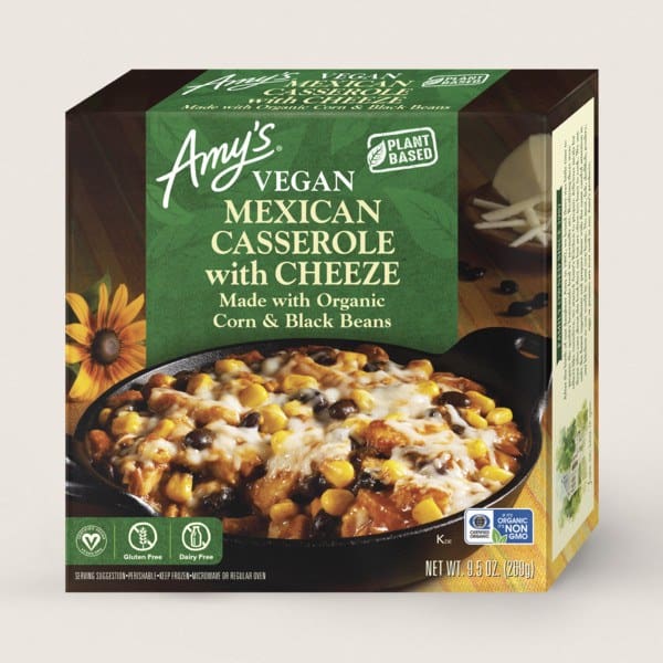 plant-based mexican casserole bowl