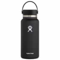 wide mouth insulated stainless steel bottle for hot or cold liquids
