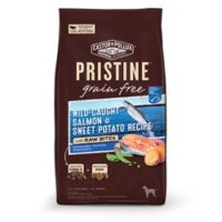 grain free natural dog food with salmon and sweet potato