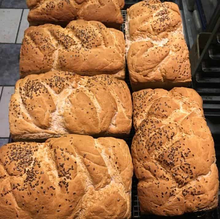 Local gluten-free fresh baked bread loaves from Taffet's Bakery