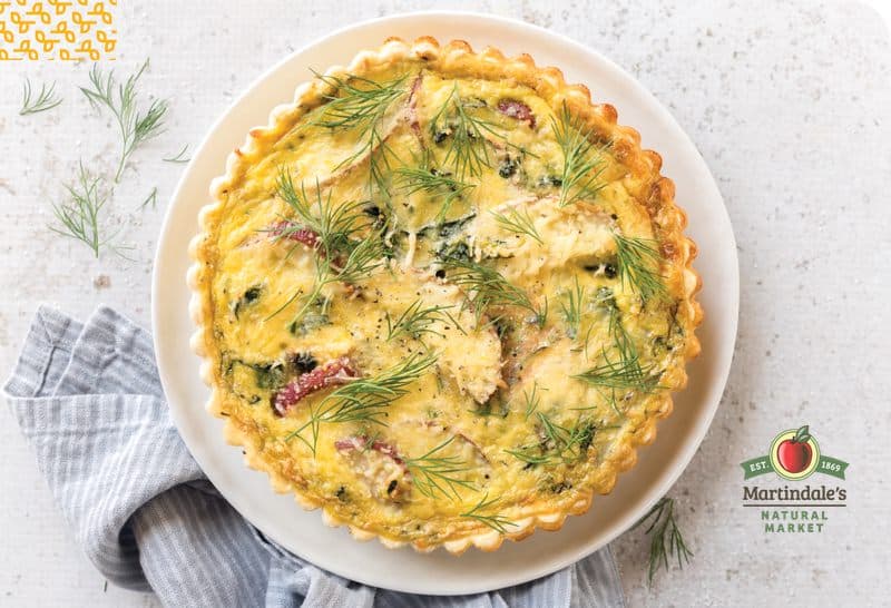 unique quiche to make for breakfast, lunch, or brunch