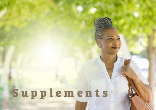 healthy woman knows her vitamins and supplements