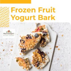 yogurt bark with fruit and granola