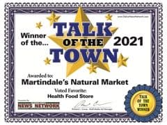 Martindale's voted favorite health food store delco