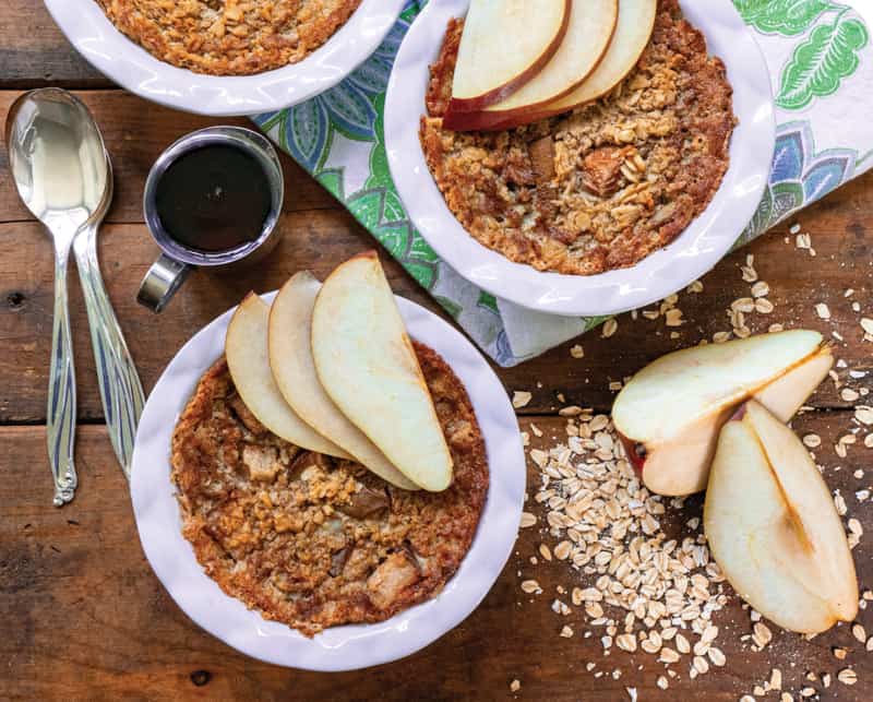 baked pear oatmeal