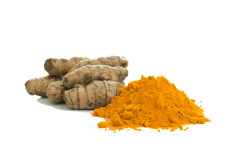 Fresh and powdered tumeric root