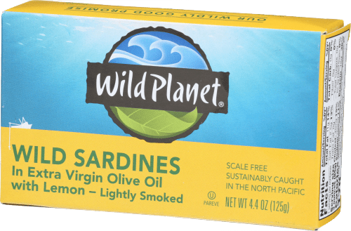 A tin of Wild Planet Sardines packed in Olive Oil. Both are potent anti-inflammatories. 
