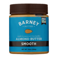 Barney Butter uses blanched almonds for ultra-smooth almond butter