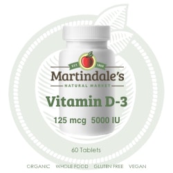 organic whole-food vitamin D-3 tablets