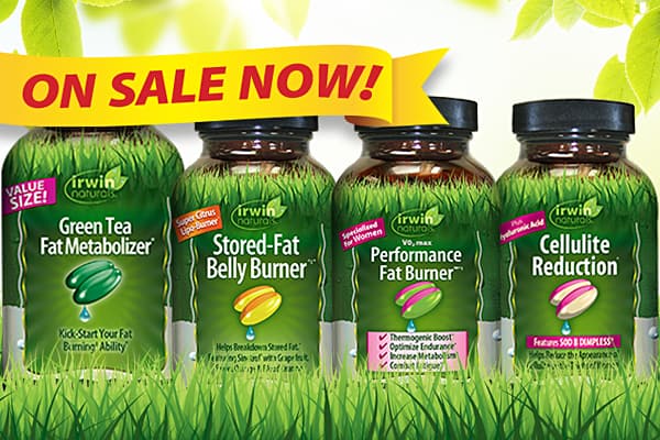 Irwin Naturals Weight Loss Supplements to burn fat, increase metabolism, and reduce cellulite