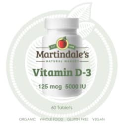 Organic Whole-Food Vitamin D-3 Tablets