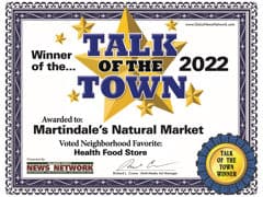 Talk of the Town 2022 winner - best health food store