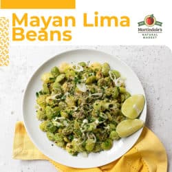 Mayan Lima Beans with toasted pumpkin seeds