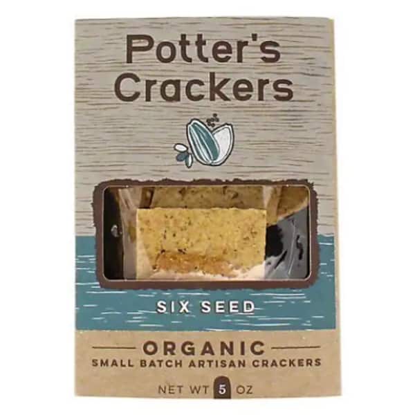 potter's six seed crackers