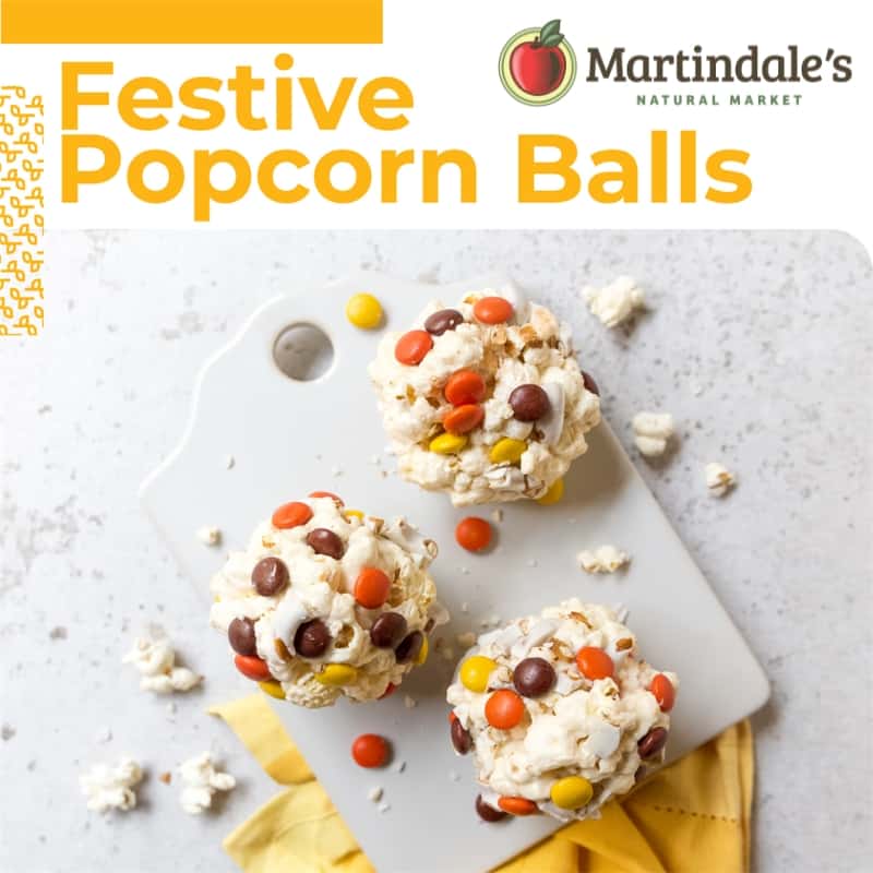 Festive Fall Popcorn Balls