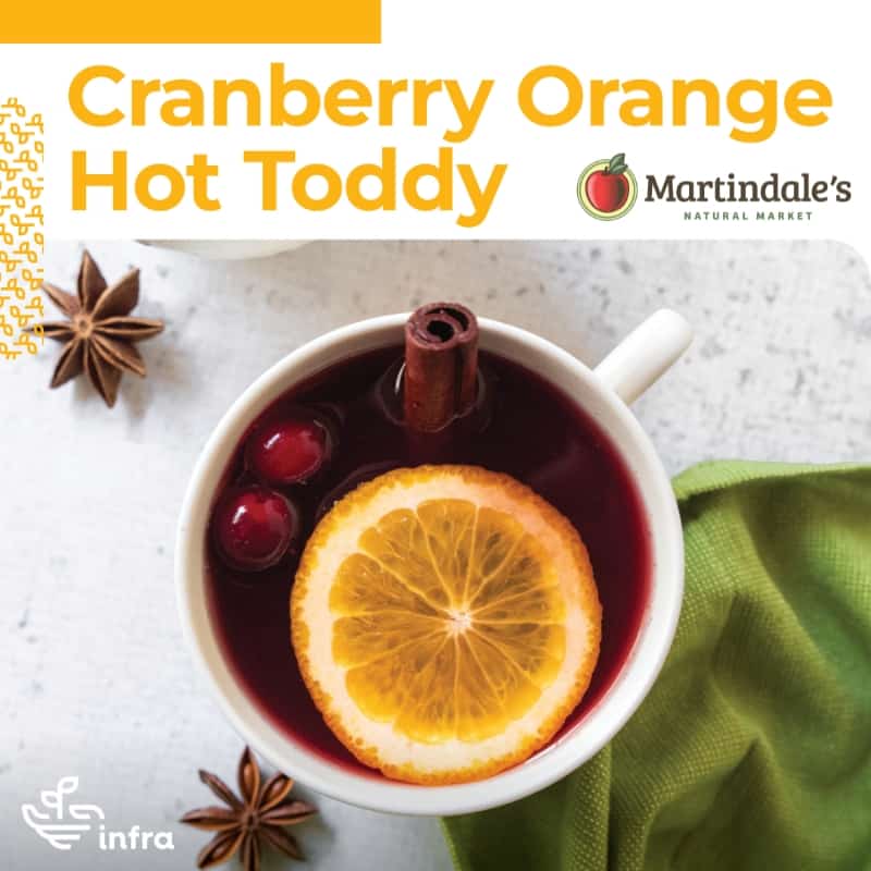 cranberry orange hot toddy
