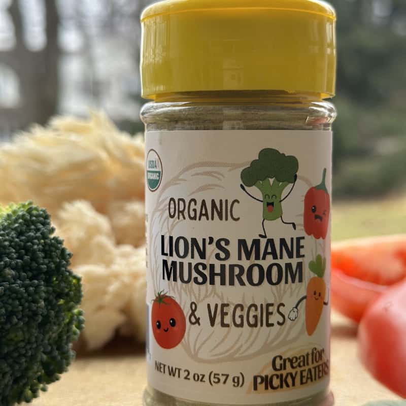 Organic Lion's Mane Mushroom & Veggie Powder