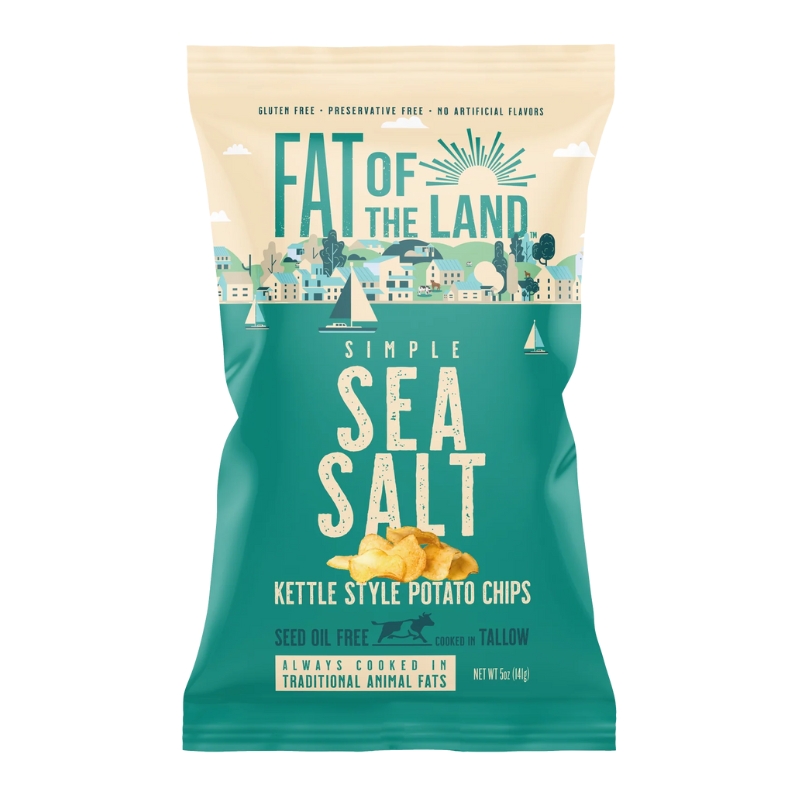 Tallow-Cooked Sea Salt Chips
