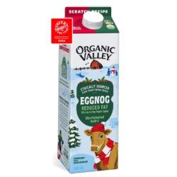 organic reduced-fat eggnog