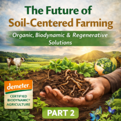 organic, biodynamic, and regenerative farming